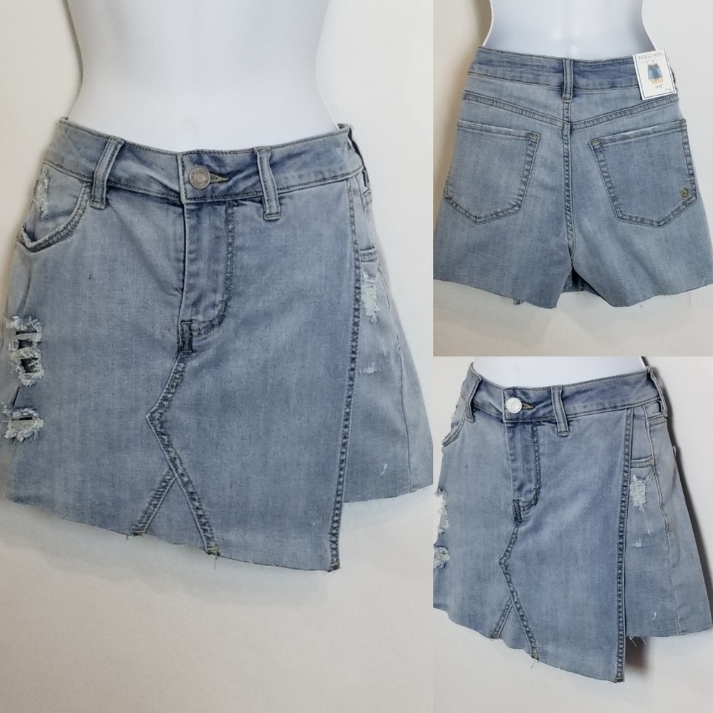 Denim Skort